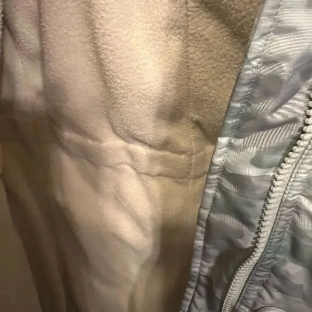 J.crew Girls crewcuts camo print fleece  jacket 4-5